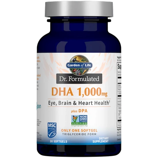 Garden of Life DHA 1000 mg 30 db