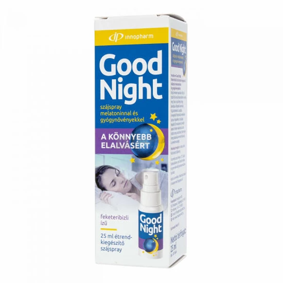 Innopharm good night szájspray melatoninnal és gyógynövényekkel 25 ml