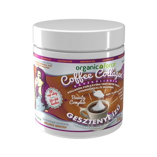 Coffee Collagen - Kávékollagén (gesztenye ízű), 318 g