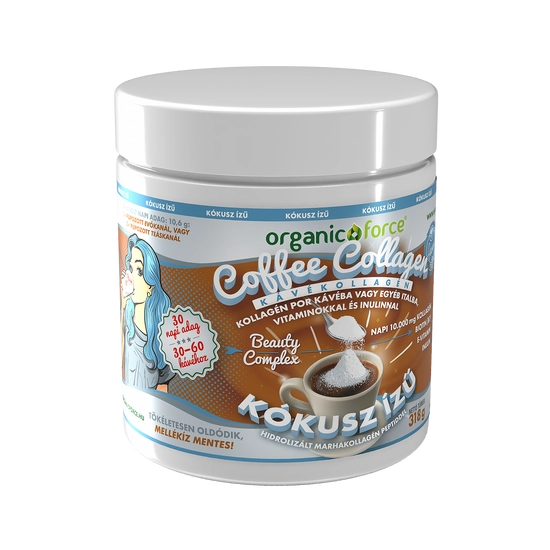 Coffee Collagen - Kávékollagén (kókusz ízű), 318 g