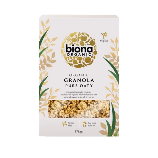 Biona bio zab granola - cukormentes - búza mentes, 375 g