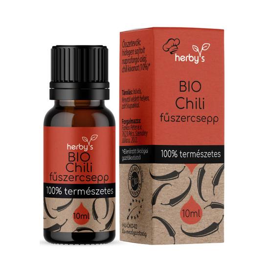 Herbys chili fűszercsepp, 10 ml