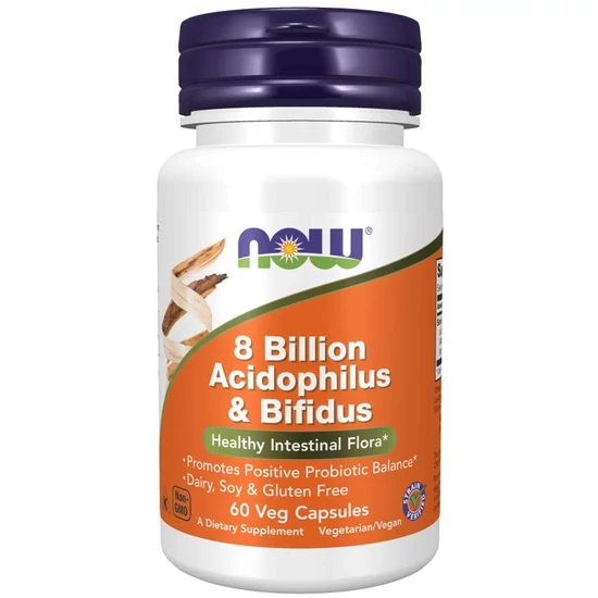 Now Acidophilus és Bifidus kapszula, 60 db