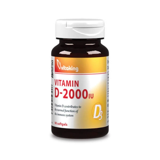 Vitaking D-2000 vitamin, 90 gélkapszula