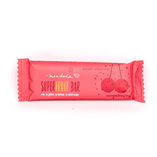 Mendula vörösáfonyás-meggyes superfruit bar, 40 g