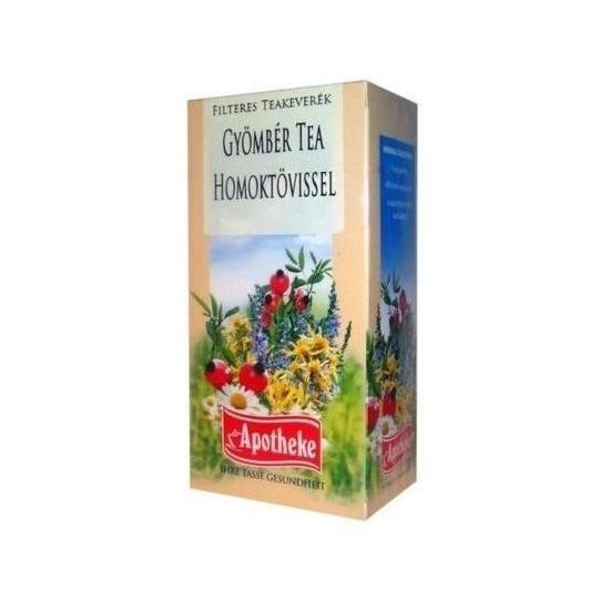 Apotheke gyömbér-homoktövis tea 20x1,5g 30 g