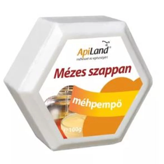 Apiland méz és méhpempős szappan, 100 g