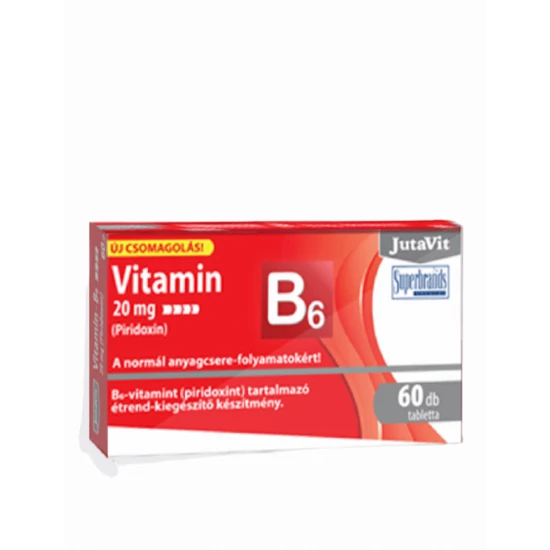 Jutavit vitamin B6 20 mg (Piridoxin) 60 db