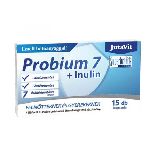 Jutavit probium 7 + inulin kapszula 15 db