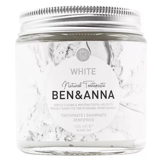 Ben&amp;anna tégelyes fehérítő fogkrém 100 ml
