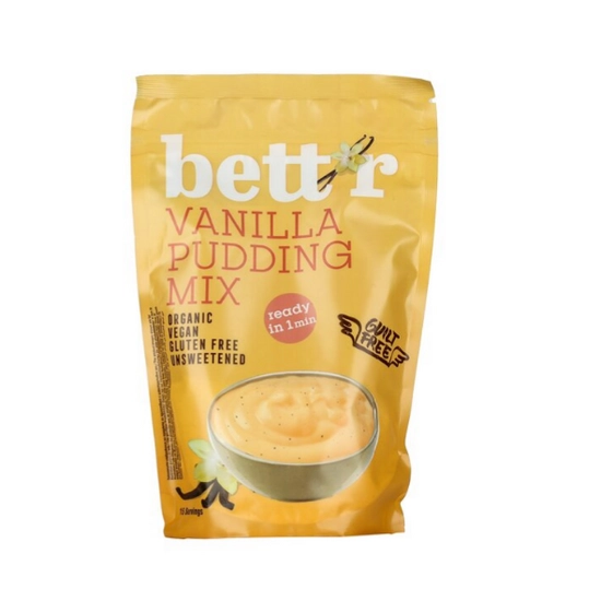 Bettr bio vegán gluténmentes bourbon vaníliás pudingpor, 150 g