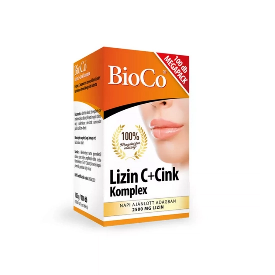 BioCo Lizin C+Cink komplex megapack, 100 db