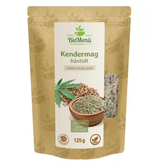 Biomenü bio hántolt kendermag, 125 g