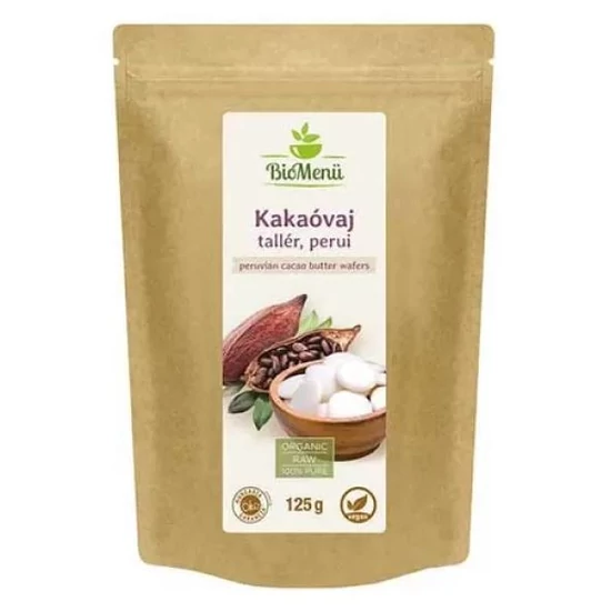 Biomenü bio perui kakaóvaj tallér, 125 g