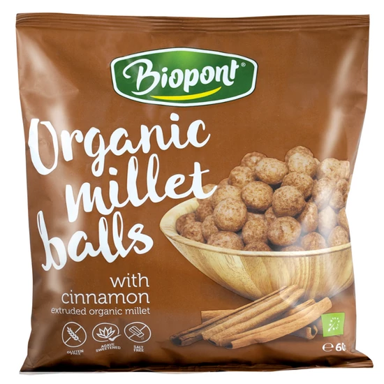 Biopont bio kölesgolyó, fahéjas, 60 g