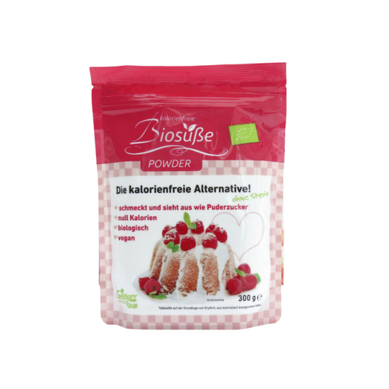 Biosüsse bio eritrit - porcukor alternatíva, 300 g