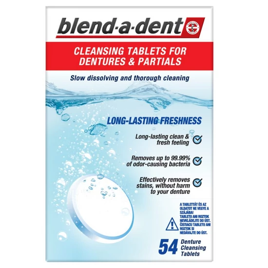 Blend-a-dent Műfogsortisztító tabletta 54db