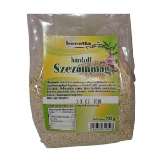 Bonetta hántolt szezámmag, 200 g