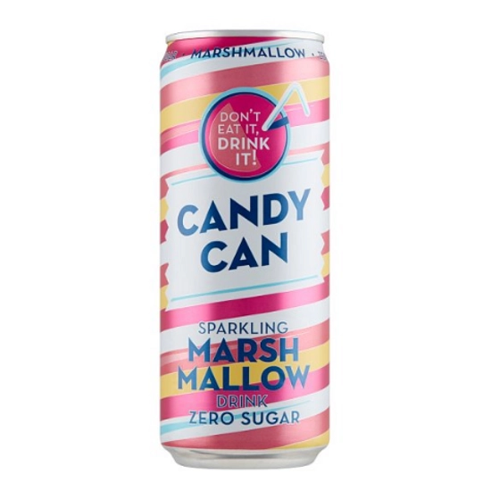 Candy can marshmallow zero sugar üditőital, 330 ml