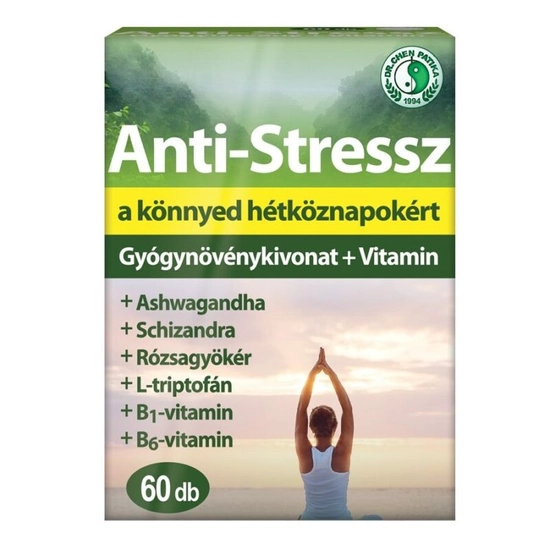 Dr. Chen anti-stressz gyógynövény+vitamin kapszula 60 db