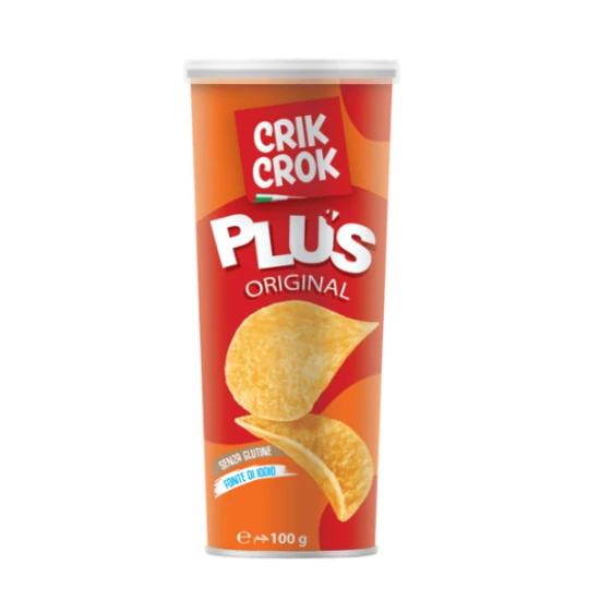 Crik crok gluténmentes sós chips, 100 g