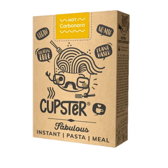 Cupster instant tészta not carbonara, 91 g