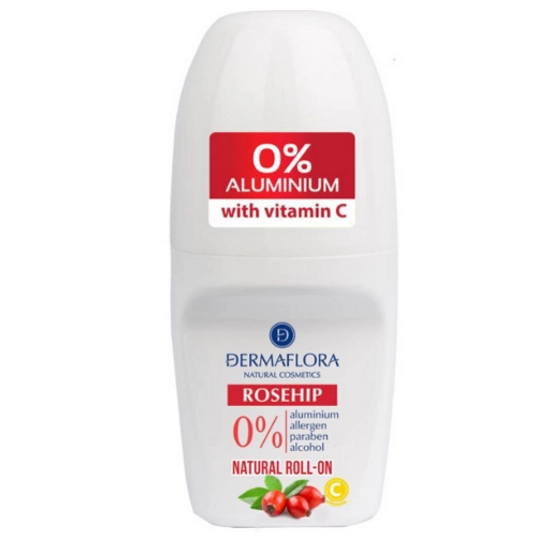 Dermaflora 0% roll-on csipkebogyó, 50 ml