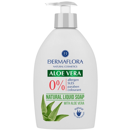 Dermaflora 0% folyékony szappan aloe vera 400ml