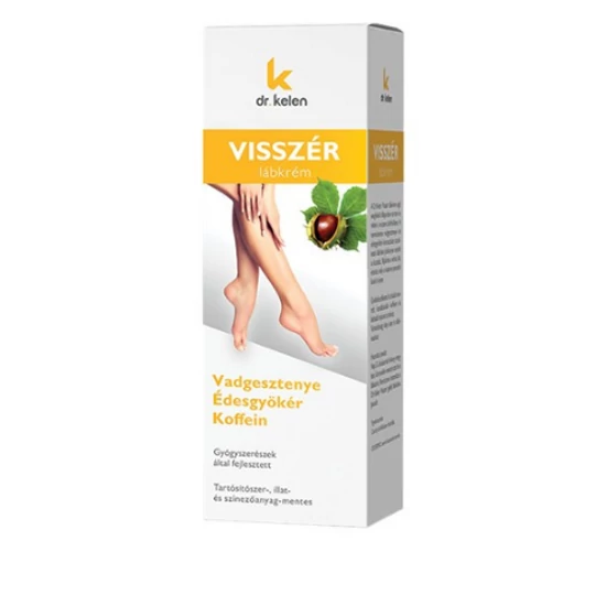 Dr. Kelen vadgesztenyés visszér lábkrém, 100 ml