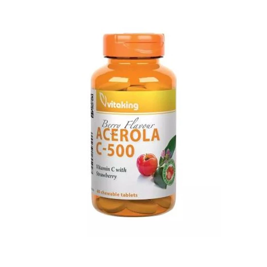 Vitaking C-500mg Acerola EPRES, 40 db rágótabletta