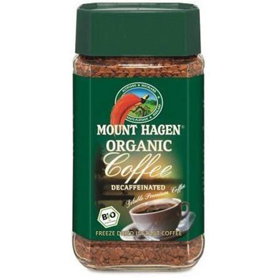 Mount Hagen bio Kávé koffeinmentes, instant, 100 g