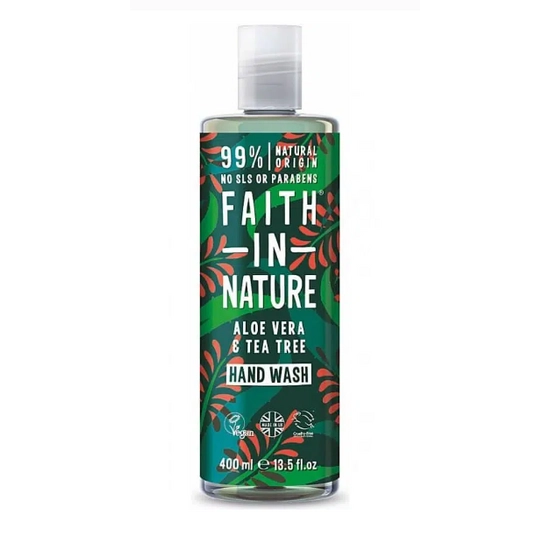 Faith in Nature Folyékony kézmosó Aloe vera és teafa 400ml
