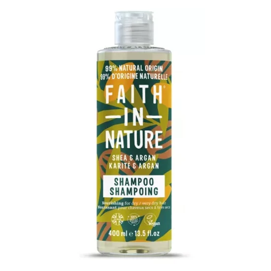 Faith in Nature Sampon Shea vaj és argánolaj 400ml