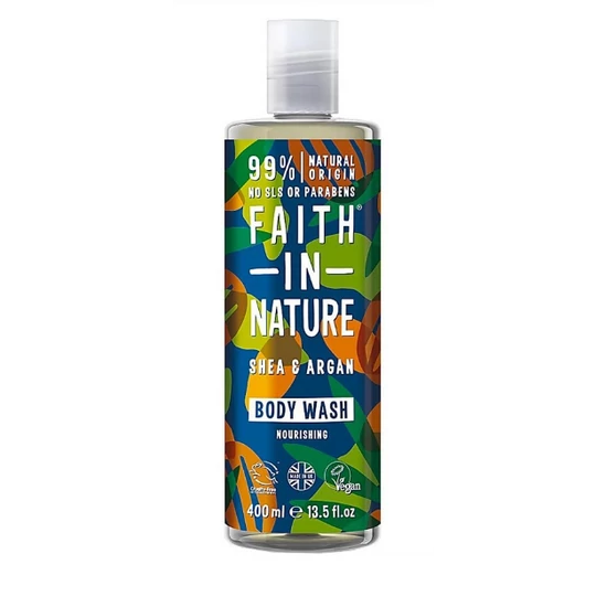 Faith in Nature Tusfürdő Shea vaj és argánolaj 400ml