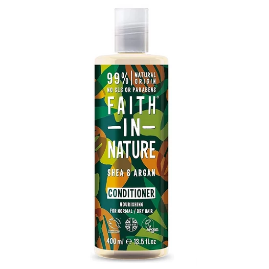 Faith in Nature Hajkondícionáló Shea vaj és argánolaj 400ml