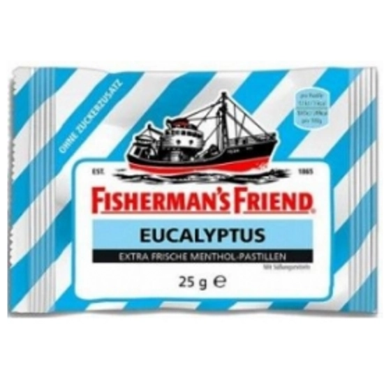 Fishermans Friend extra erős mentolos-eukaliptuszos cukorka, 25 g