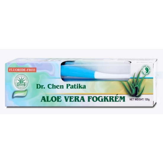 Dr. Chen aloe vera fogkrém, 120g + ajándék fogkefe