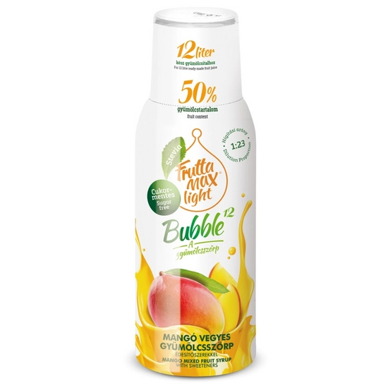 FruttaMax gyümölcsszörp mangó light, 500 ml