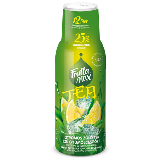 FruttaMax szörp zöld tea-citrom, 500 ml