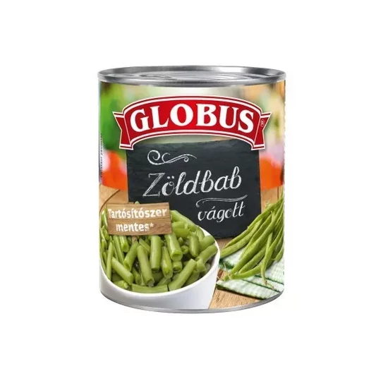 Globus zöldbab vágott, 400 g