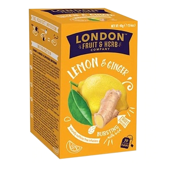 London filteres gyömbér-citrom tea 20 filter