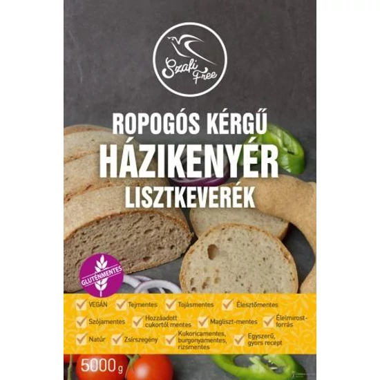 Szafi Free ropogós kérgű hajdinás házikenyér lisztkeverék (gluténmentes) 5000g