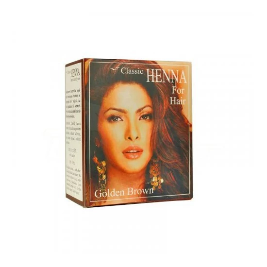 Classic Henna hajszínező por aranybarna 100 g