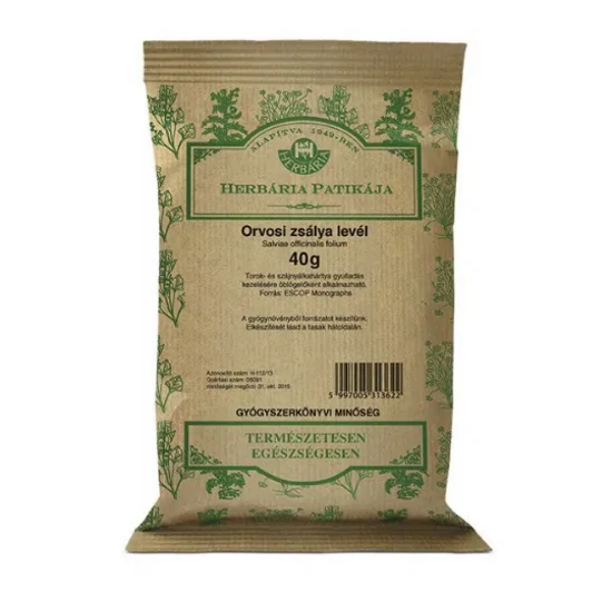 Herbária orvosi zsálya levél tea, 40 g