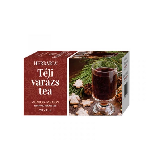 Herbária téli varázs rumos meggy ízű tea, 20x1,5 g