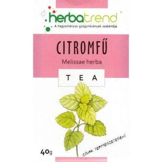 Herbatrend citromfű gyógynövénytea, 40 g