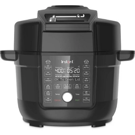 Instant Pot Duo Crisp 6,2 l-es Multi-Cooker és Air Fryer, Ultimate fedővel