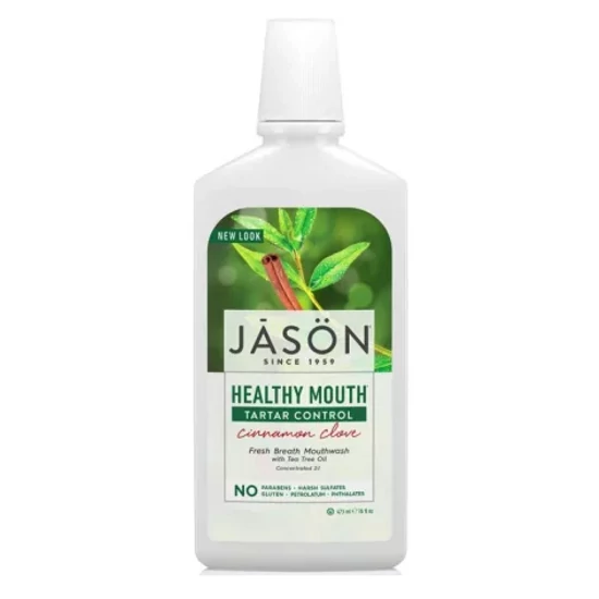 Jasön healthy mouth fahéj-szegfűszeg szájvíz 474ml 