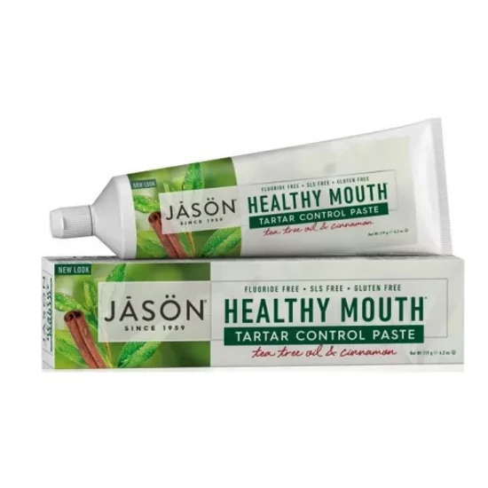 Jasön healthy mouth teafa-fahéj fogkrém 119g