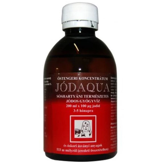 Jódaqua jódos gyógyvíz, 200 ml